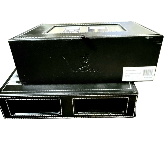 KANGAROOM set of 2 Black picture frame charging stations - Picture 2 of 9